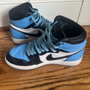 Nike Air Jordan High Tops - Black and Blue